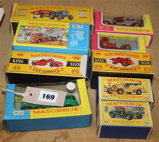 Matchbox toys Y-7 y-11 k-12 y-16 k-6 k-5 k-11 y-2